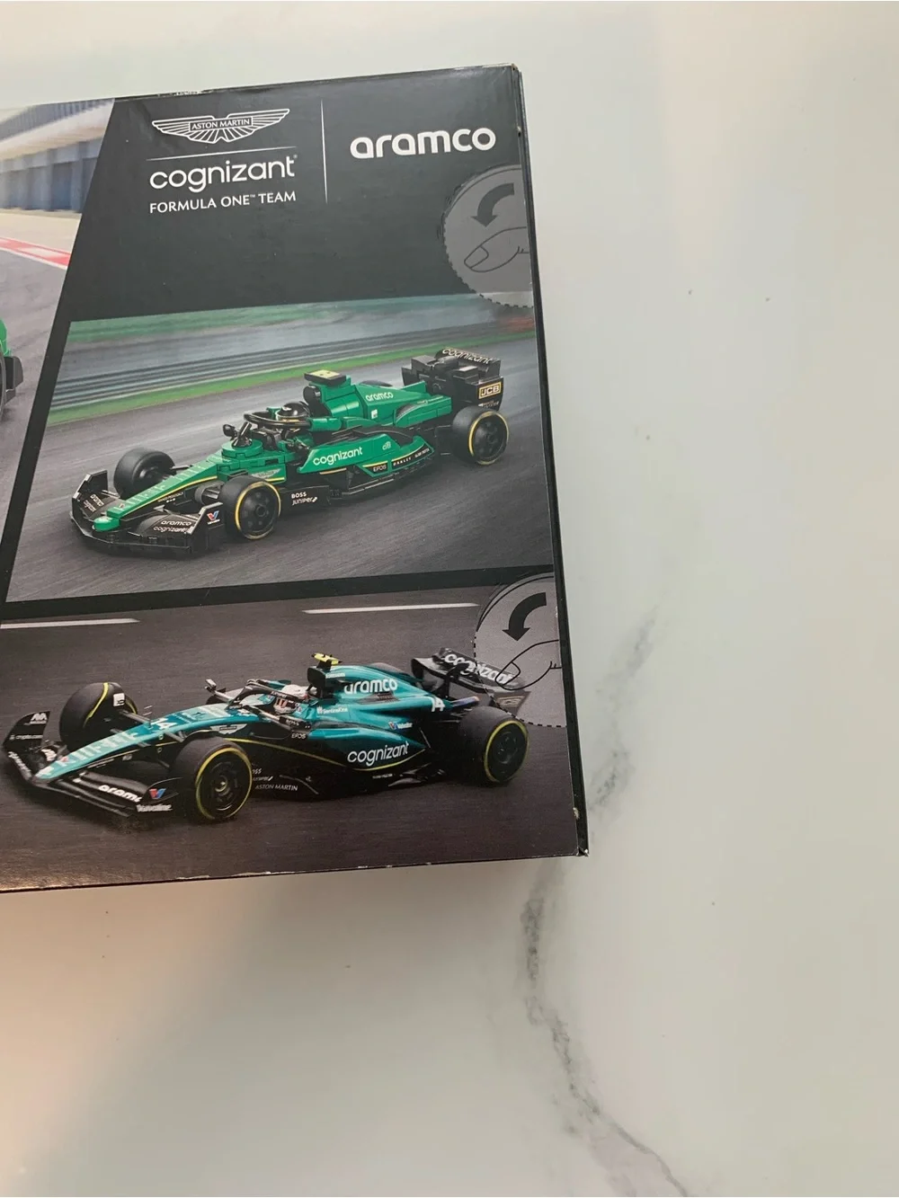 Lego set showing